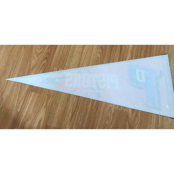 Detroit Pistons NBA Team Felt Pennant 2012 Wincraft 12 X 30" - Picture 5 of 6